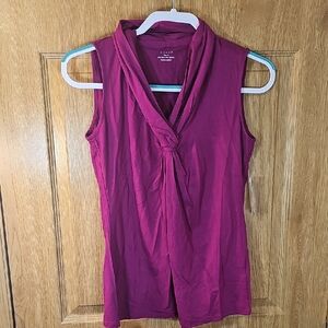 Grace Magenta Sleeveless Blouse